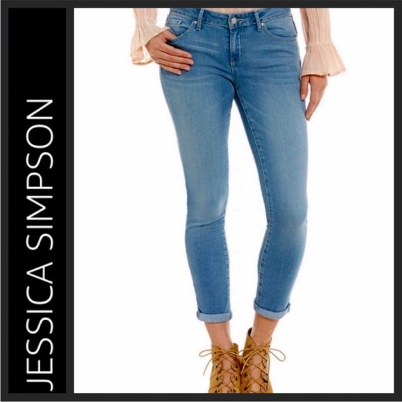 Jessica Simpson Rolled Crop Skinny Jeans NWT - Picture 8 of 8